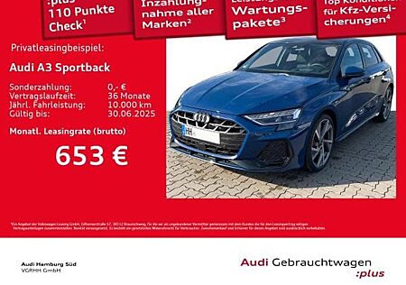 Audi A3 Sportback 35 TFSI S tronic 2xS LINE/PANO/LM19