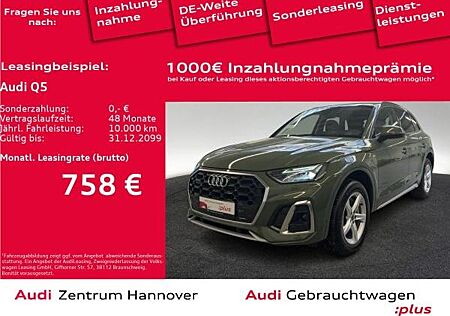 Audi Q5 S line 55 TFSIe quattro HuD AHK Leder Kamera Navi
