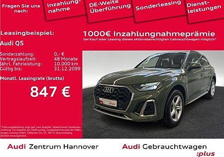 Audi Q5 S line 55 TFSIe quattro HuD AHK Leder Kamera Navi