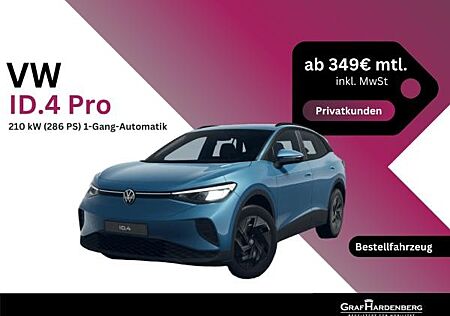 VW ID.4 Volkswagen Pro 210 kW (286 PS) 1-Gang-Automatik (Aktion bis 26.05.)