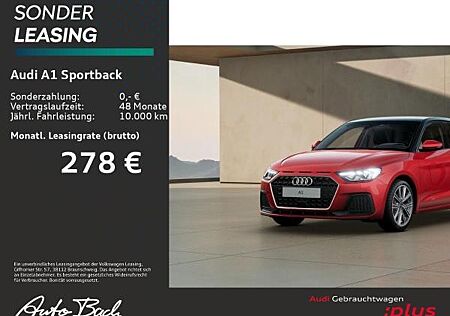 Audi A1 Sportback advanced 25TFSI Stronic LED Sitzheizung virtual EPH DAB