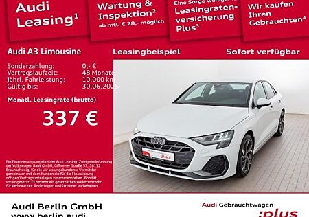 Audi A3 Limousine S line 35 TFSI S tr. AHK LED PDC
