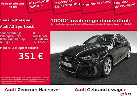 Audi A3 Sportback S line 35 TFSI Navi AHK Kamera Sportsitze