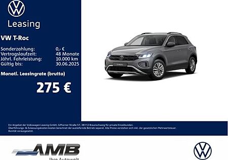 VW T-Roc Volkswagen Life 1.0 TSI AHK/LED/Navi/RFK/4J.Garantie