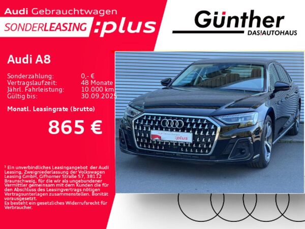 Audi A8 60 TFSIe QUATTRO Lang+INDIVIDUALKONTURSITZE+ bild 2