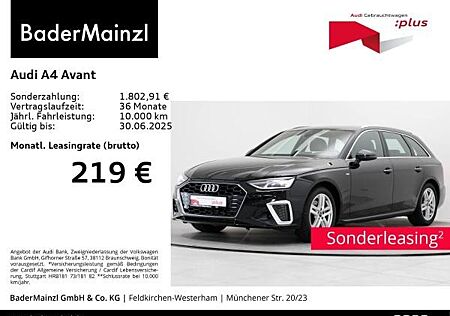Audi A4 Avant 35 TFSI S tronic S line Navi Leder Kam.