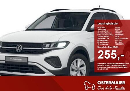 VW T-Cross Volkswagen Life 1.0 TSI LED,NAVI,SHZ,KAMERA,4-J.Garantie