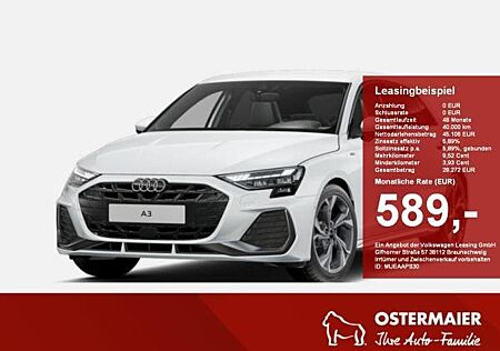 Audi A3 Sportback S line 35 TFSI S tronic PDC,NAVI,KAMERA,MATRIX,18ALU,GRA,5J-Garantie
