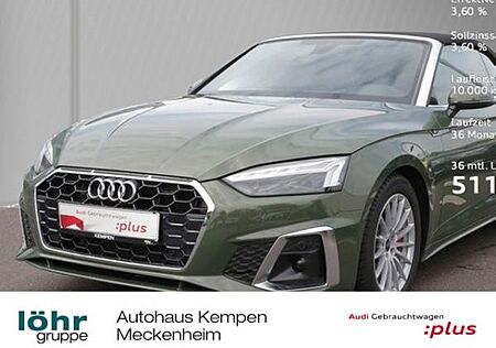 Audi A5 Cabriolet 40 TDI S line 18" Navi Matrix AHK