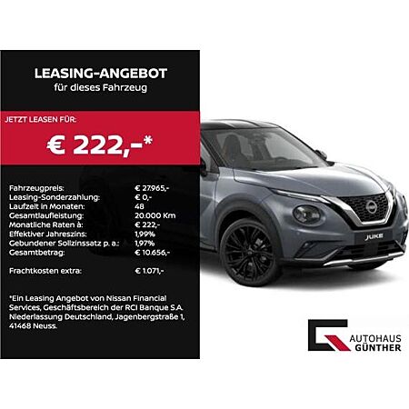 Nissan Juke leasen