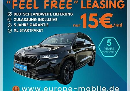 Skoda Karoq SPORTLINE 1.5 TSI 110 kW DSG (UVP 52.738/KW35/25) 5J.GARANTIE/PANO/NAV/AREA/AHK/CANTON/UVM.