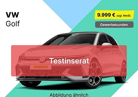 VW Golf Volkswagen TESTINSERAT | TEST