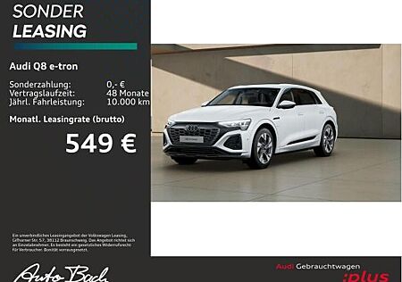 Audi Q8 e-tron S line 55 e-tron qu Navi LED virtual HuD Panorama ACC DAB
