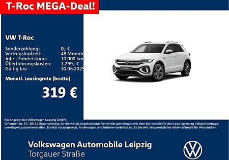 VW T-Roc Volkswagen R-Line 1.5 l TSI DSG*NAVI*RFK*GJR