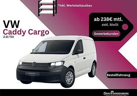 VW Caddy Volkswagen Cargo 2.0l TDI Radstand: 2755mm *inkl. Werkstattausbau*
