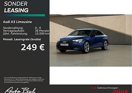 Audi A3 Limousine advanced 30TDI Stronic Navi LED virtual GRA EPH AHK