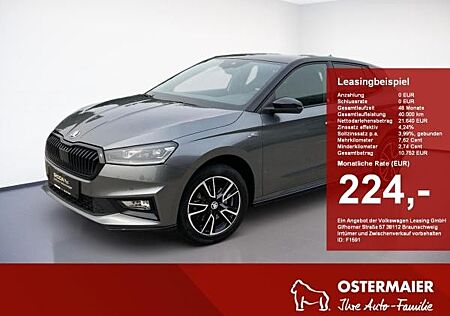 Skoda Fabia Monte Carlo 1.0TSI NAVI.FernA.ViCo.ASSIST.LED.SHZG.WSS/LKR-HEIZ.SMARTLINK.KESSY.PDC