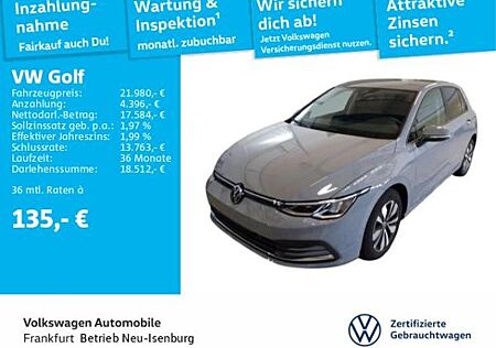 VW Golf Volkswagen VIII 1.0 TSI MOVE FrontAssist LED DAB+