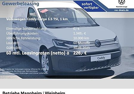 VW Caddy Volkswagen Cargo 1.5 TSI EU6 AHK GJ LED Tempomat Klima
