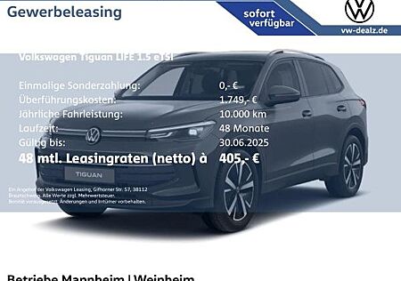 VW Tiguan Volkswagen Life 1.5 eTSI OPF DSG