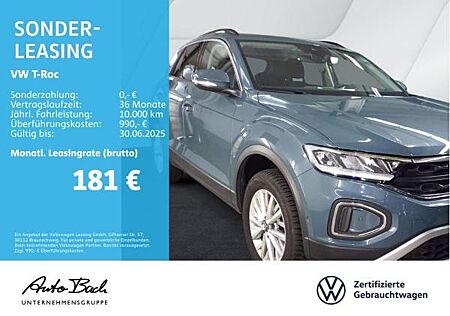 VW T-Roc Volkswagen 1.0 TSI Life, Navi, LED, App-Connect, Digital Cockpit, Klima, Sitzheizung