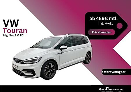 VW Touran Volkswagen Highline 2,0 l TDI 150 PS 7-Gang-DSG *sofort verfügbar*