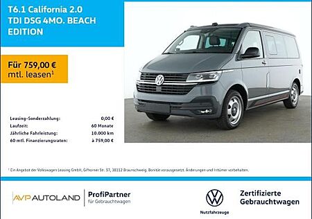 VW T6 Volkswagen .1 California 2.0 TDI DSG 4MO. BEACH EDITION