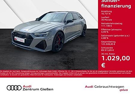 Audi RS6 RS 6 Avant 4.0 TFSI quattro performance AHK PANO B&O HuD RS-Dynamikpaket plus
