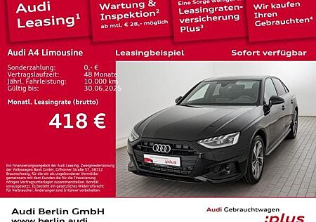 Audi A4 Limousine Advanced 40 TFSI S tr. MATRIX RFK