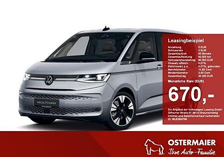 VW T7 Multivan Volkswagen Multivan NFZ Style 1.5 eHybrid OPF 4MOTION AHK,HuD,NAVI,PDC,KEYLESS,19ALU,5J-Garantie