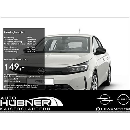 Opel Corsa leasen