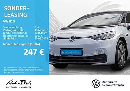 VW ID.3 Volkswagen Pure Performance Automatik, Navi, LED, App-Connect, Parkpilot, Klima