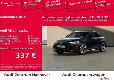Audi A3 Limousine S line 30 TFSI LED virtual cockpit plus Navi