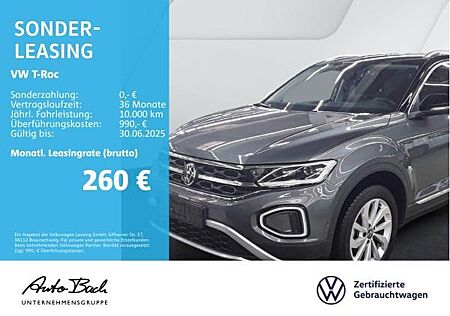 VW T-Roc Volkswagen 1.5 TSI DSG Style, Navi, LED, AHK, ParkAssist,, App-Connect,DigitalCockpit
