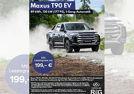 Maxus T90 EV (89 kWh) "Elite", Aufbau: Doppelk.Pritsche