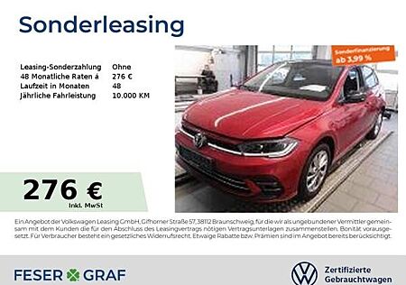 VW Polo Volkswagen Style 1.0 TSI DSG Navi Kamera LED ACC SiHz