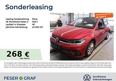 VW Polo Volkswagen Style 1.0 TSI DSG Navi Kamera LED ACC SiHz