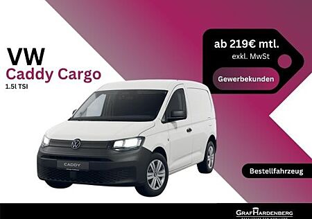 VW Caddy Volkswagen Cargo 1,5 l TSI 7-Gang-Doppelkupplungsgetriebe Radstand: 2755 mm