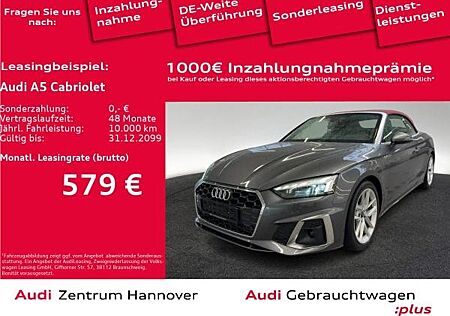 Audi A5 Cabriolet 40 TFSI S-Line Matrix B&O Kamera virtual