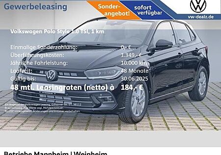 VW Polo Volkswagen Style 1.0 TSI OPF Navi Clima WR