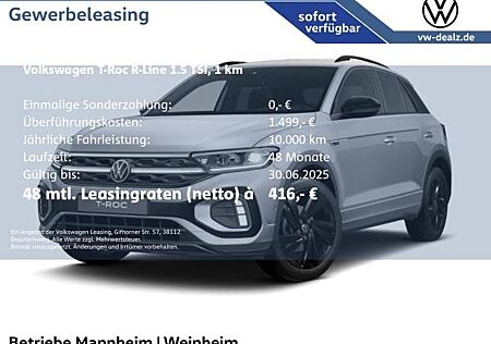 VW T-Roc Volkswagen R-Line 1.5 TSI OPF DSG