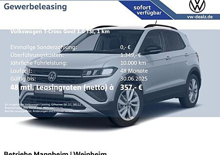 VW T-Cross Volkswagen GOAL 1.0 TSI OPF DSG
