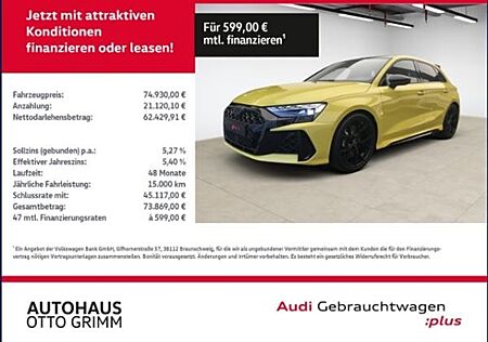 Audi RS3 Sportback 2.5 TFSI quattro KLIMA LED NAVI AL