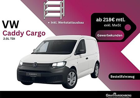 VW Caddy Volkswagen Cargo 2.0l TDI Radstand: 2755mm *inkl. Werkstattausbau*