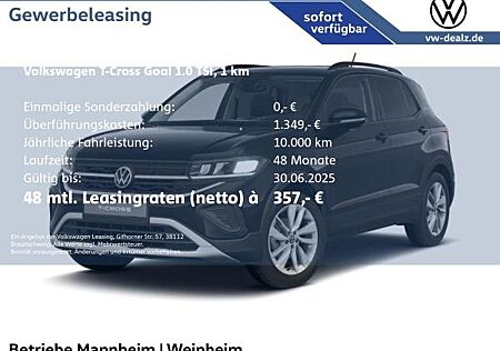 VW T-Cross Volkswagen GOAL 1.0 TSI OPF DSG