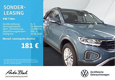 VW T-Roc Volkswagen 1.0 TSI Life, Navi, LED, App-Connect, Digital Cockpit, Klima, Sitzheizung