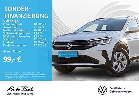 VW Taigo Volkswagen 1.0 TSI "Life" Navi LED Digital Cockpit EPH DAB
