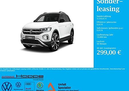 VW T-Roc Volkswagen Style 2.0 l TDI DSG+AHK+RFK+BLACKSTYLE
