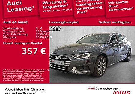 Audi A4 Avant Advanced 35 TDI S tr. AHK RFK LED NAVI