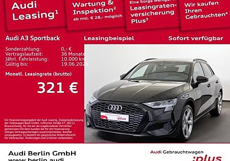 Audi A3 Sportback Advanced 30 TDI S tr. LED NAVI PDC